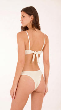 PRE VENTA Buttercream Rib Shell Triangle Top