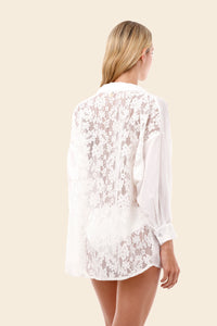 White Vera Lace Shirt