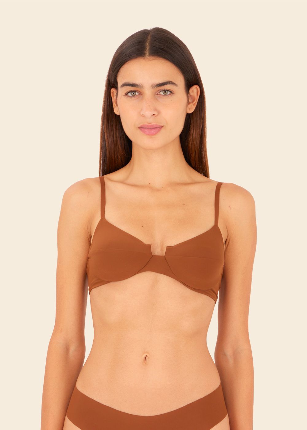 Sostén Earth Brown Spark Underwire Top
