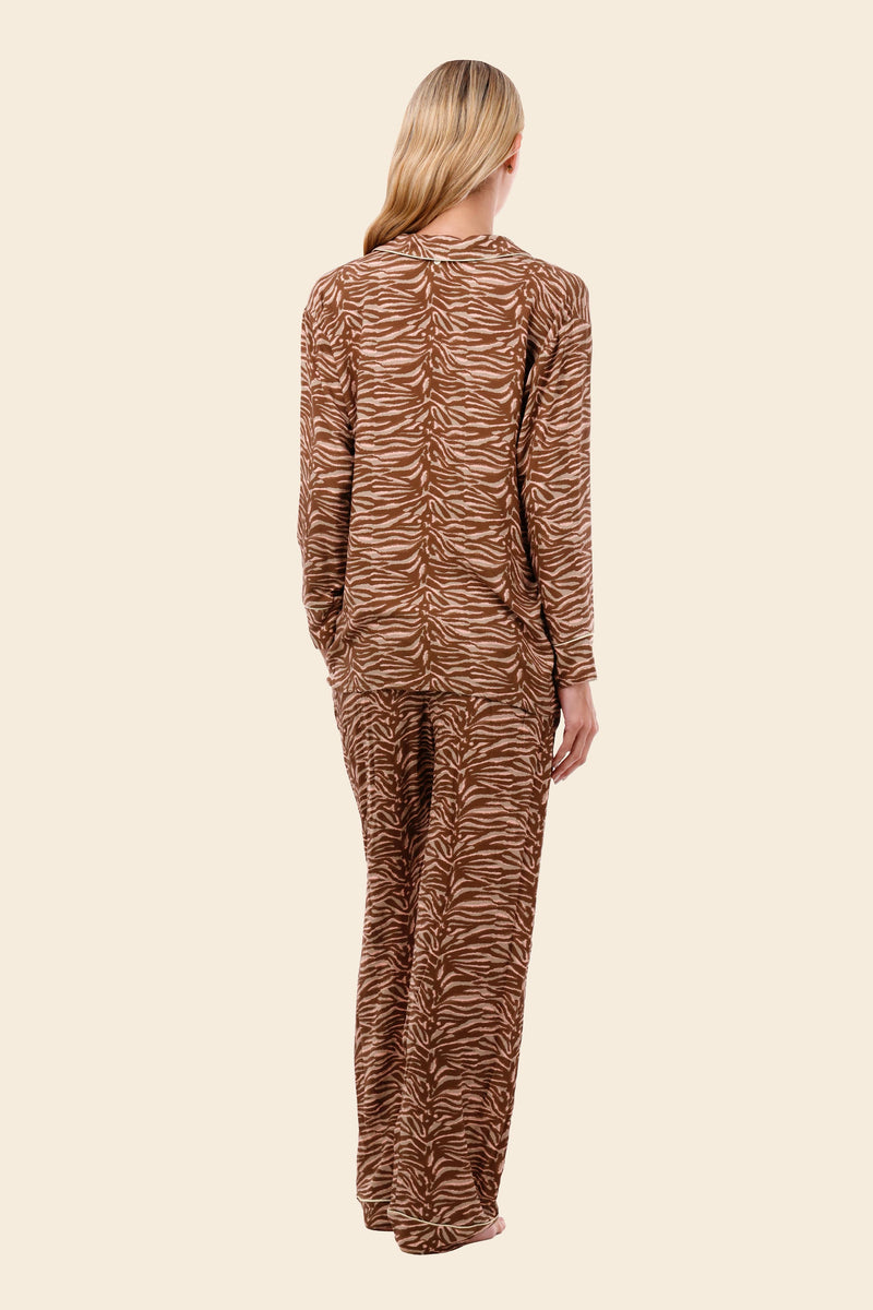 PRE VENTA Zebra Season Pijama Shirt And Pants