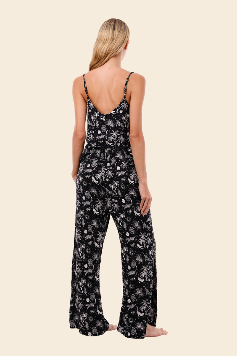 PRE VENTA Black Sunset Dreams Pijama Top And Pants