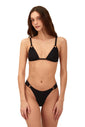 PRE VENTA Black Ola Ring Triangle Top & Bold Ring Bottom