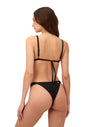 PRE VENTA Black Ola Ring Triangle Top & Bold Ring Bottom