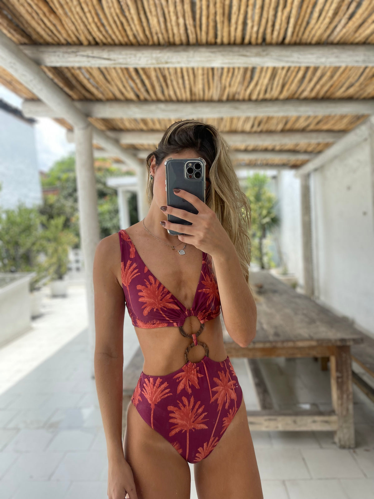 Malai x Anthropologie Neon Forest Danza One Piece