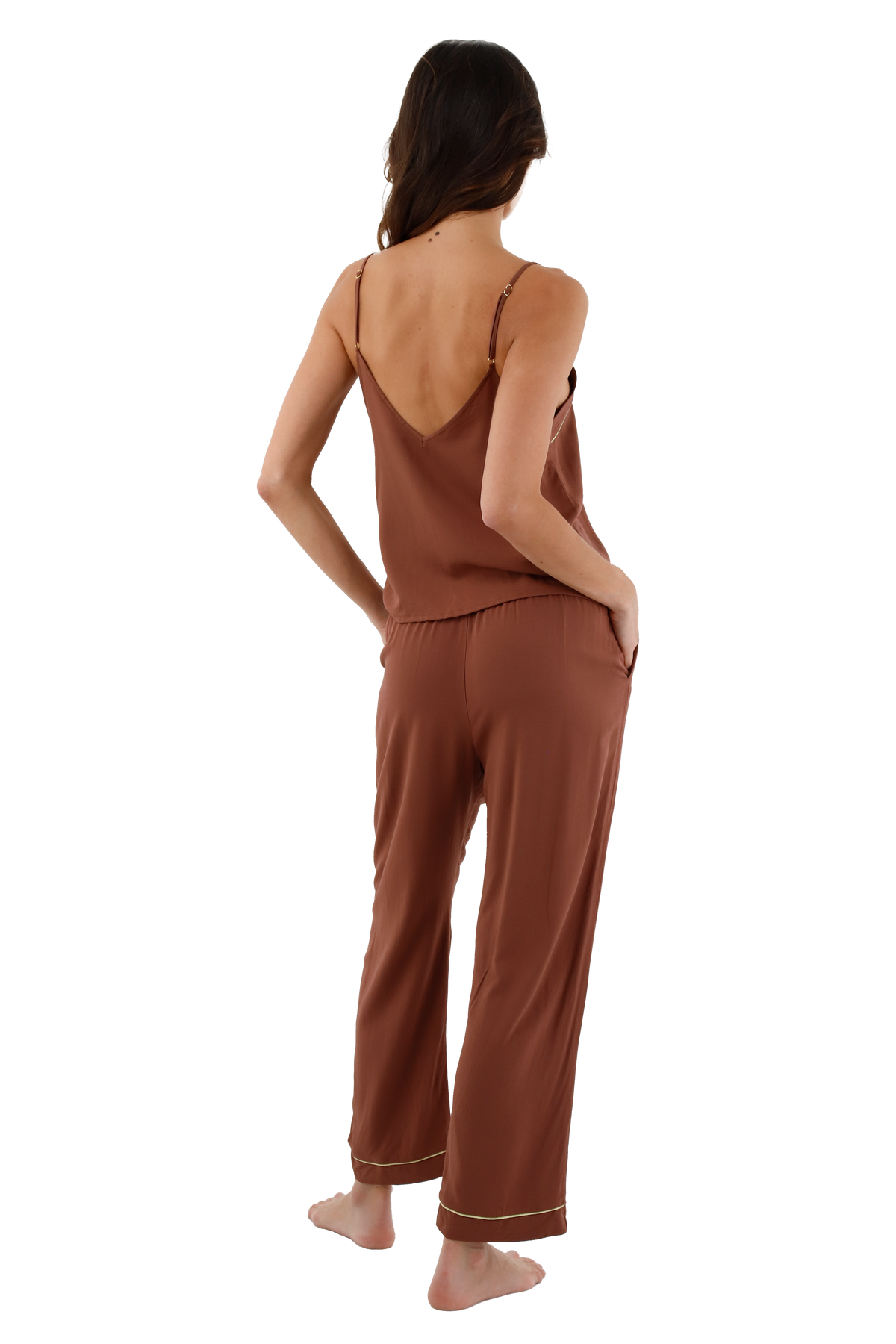 Earth brown pijama top and pant