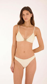 PRE VENTA Buttercream Rib Shell Triangle Top