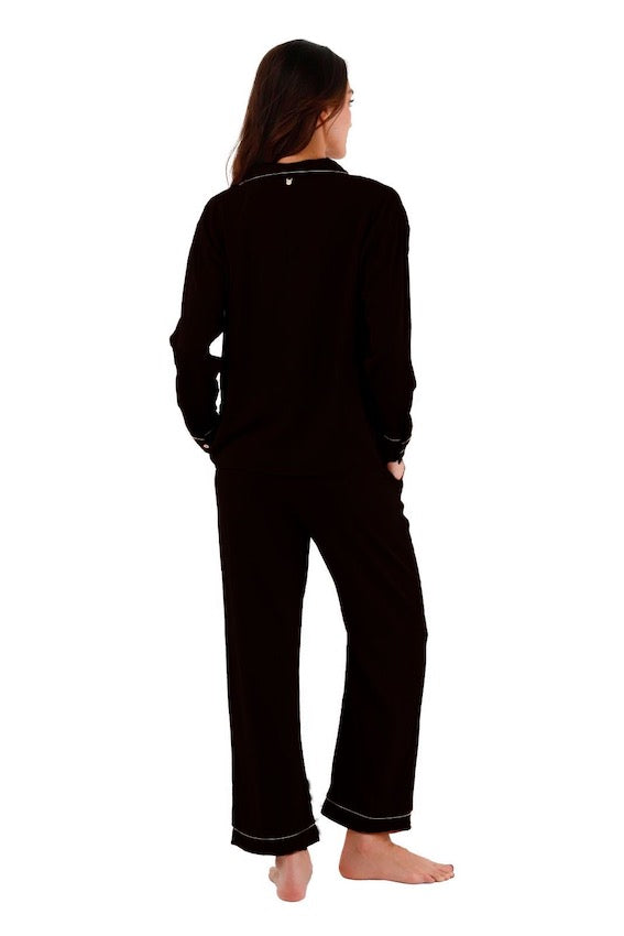 Black pijama shirt and pant